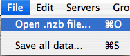 NZB importeren
