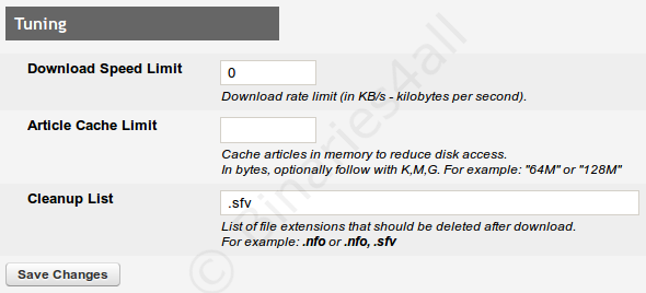 Sabnzbd Tutorial Configuration Binaries4all Usenet Tutorials